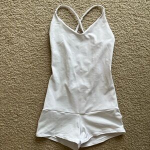 Mika Yoga Wear White Onsie/Romper